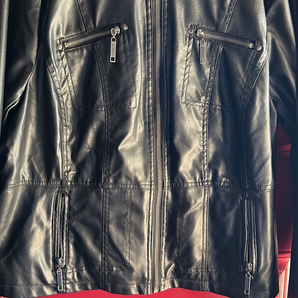 “New Look” faux leather jacket size 2X - Picture 3 of 5